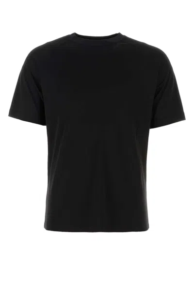 Zegna Black Wool T-shirt In Blue