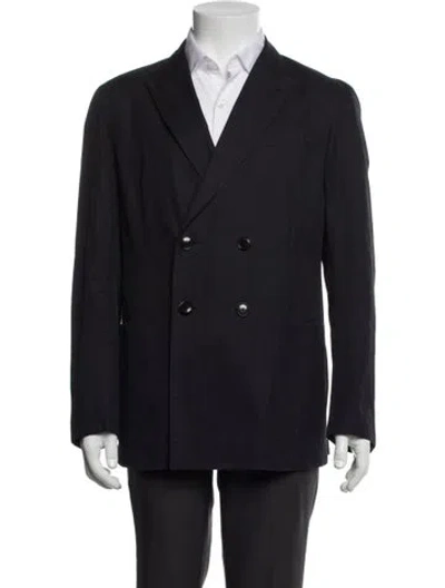 Pre-owned Zegna Blazer In Blue