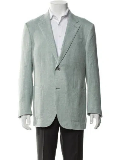 Pre-owned Zegna Blazer In Blue