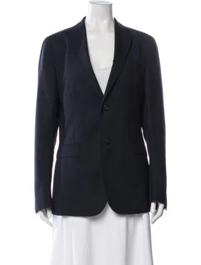 Pre-owned Zegna Blazer In Blue