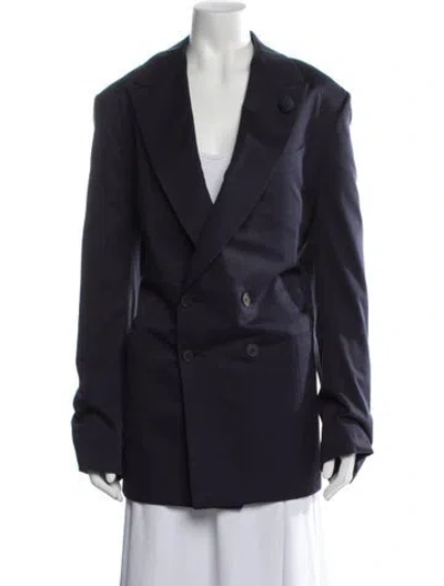 Pre-owned Zegna Blazer In Blue