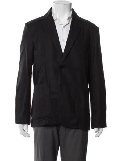 Pre-owned Zegna Blazer In Gray
