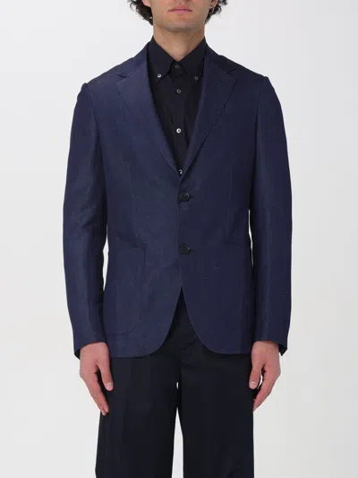 Zegna Blazer Men Blue Men