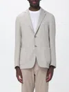Zegna Chevron-pattern Single-breasted Blazer In Animal Print