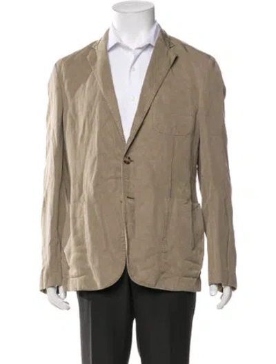 Pre-owned Zegna Blazer In Neutrals