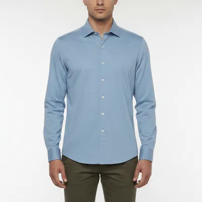 Pre-owned Zegna Blue Cotton Pique Long Sleeve Polo Shirt Xxl