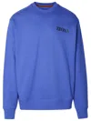 ZEGNA ZEGNA BLUE COTTON SWEATSHIRT