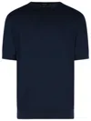 Zegna Cotton T-shirt In Blue