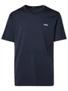 Zegna Crew-neck T-shirt In Cotton In Blue