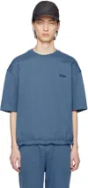 ZEGNA BLUE CREWNECK SWEATSHIRT