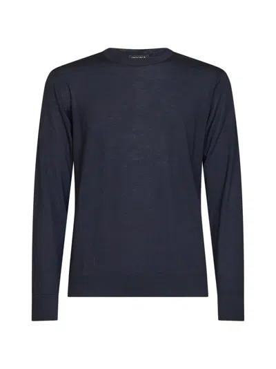 Zegna Blue Trofeo 15milmil15 Crewneck Sweater