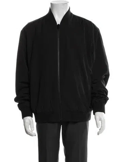 Pre-owned Zegna Bomber Jacket In Black