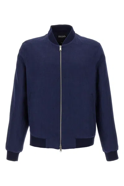 ZEGNA BOMBER OASI LINO