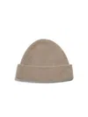 Zegna Bonnet En Oasi Cashmere Taupe Clair In Light Taupe