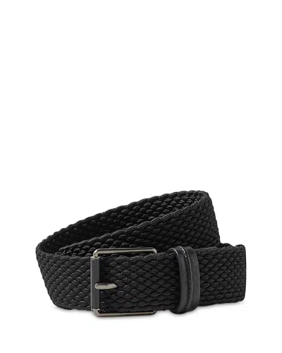Zegna Braided Belt In Black