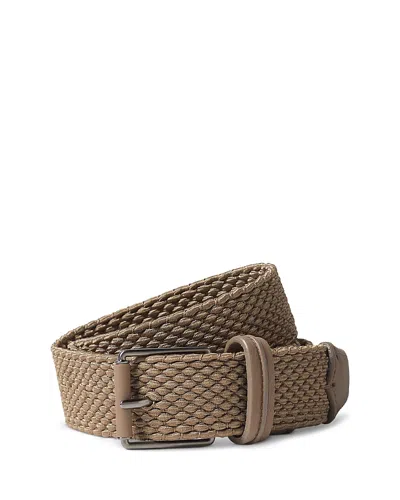 Zegna Braided Belt In Pattern