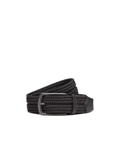 ZEGNA ZEGNA BRAIDED BUCKLE BELT