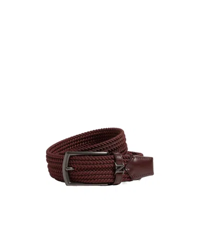 ZEGNA ZEGNA BRAIDED BUCKLE BELT