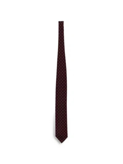 Zegna Brera Micro-floral Tie In Multi