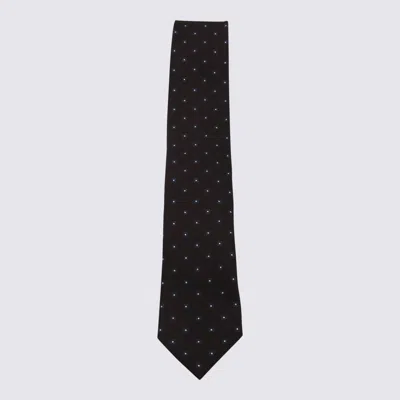 ZEGNA BROWN SILK TIE