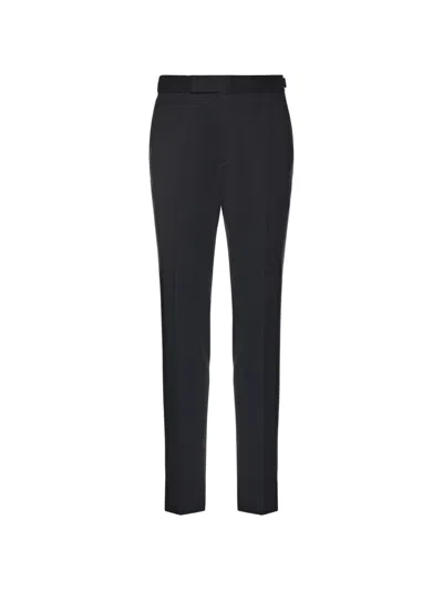 Zegna Buckle Trousers In Black