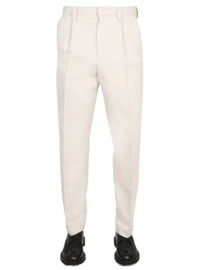 Zegna Bull Denim Jeans In White