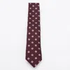 Zegna Floral Pattern Standard Width Ties Collection In Brown