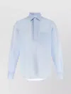 Zegna Linen Blend Shirt With Three-button Front