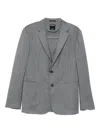 Zegna Button Suit In Gray