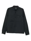 Zegna Buttoned Pocket Shirt In Gray