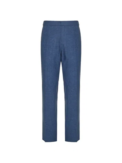 Zegna Buttoned Trousers In Neutral