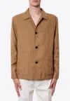 Zegna Patch-pocket Button-fastening Jacket In Blue