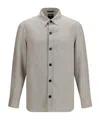 Zegna Light Beige Solid Shirt In Neutral