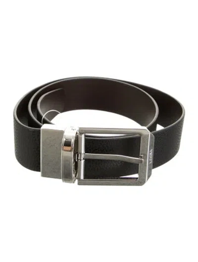 Pre-owned Zegna Calf Leather Belt In Brown