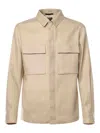 Zegna Surchemise En Oasi Lino In Beige