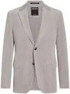 Zegna Cashco Blazer In Neutrals