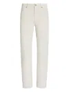 Zegna Cashco Roccia Button-closure Jeans In White