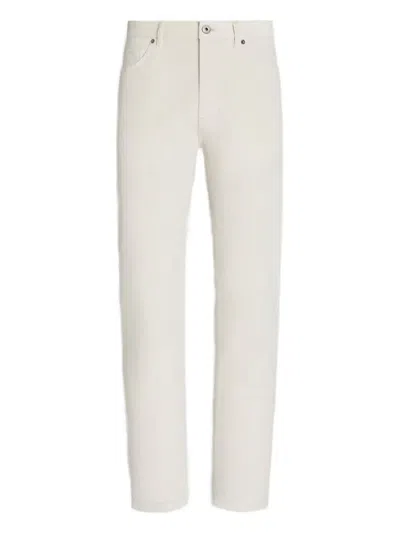 ZEGNA CASHCO ROCCIA BUTTON-CLOSURE JEANS