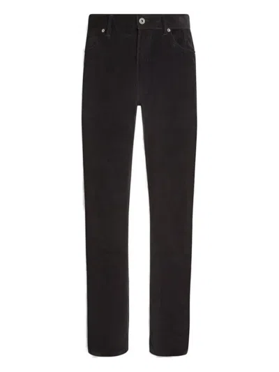 Zegna Cashco Roccia Corduroy Trousers In Black