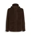 Zegna Cashco Ski Jacket In Dark Brown