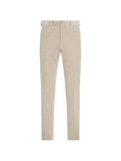 Zegna Cashco Trousers In Neutral