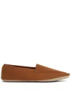 Zegna Cashhmere Slippers In Brown