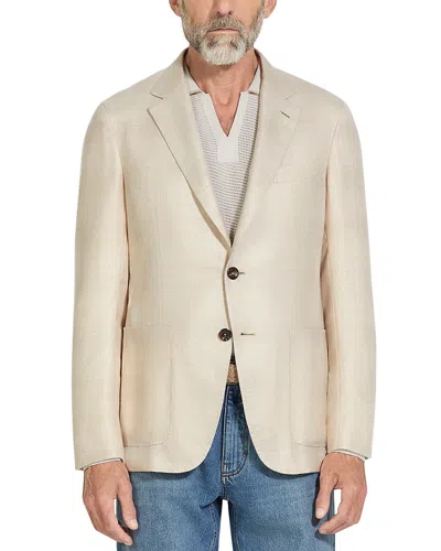 ZEGNA CASHMERE AND SILK JACKET