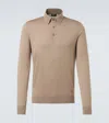 Zegna Polopullover Aus Kaschmir Und Seide In Neutral