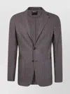Zegna Wool Cotton And Cashmere Jacket Clothing In Brown