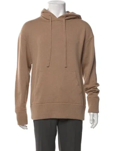 Pre-owned Zegna Cashmere Crew Neck Hoodie W/ Tags In Brown