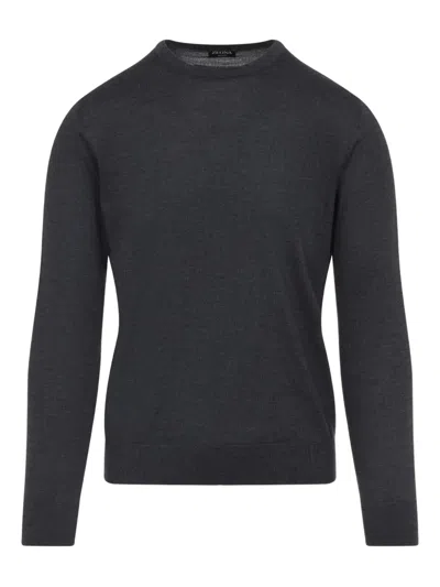 ZEGNA CASHMERE CREW-NECK SWEATER