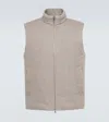 Zegna Oasi Lino Vest In Nude
