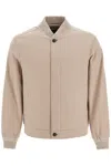 Zegna Cashmere Blouson In Neutro