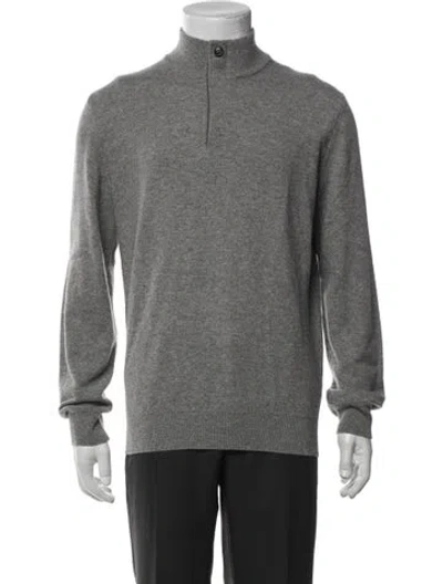 Pre-owned Zegna Cashmere Jacket In Gray